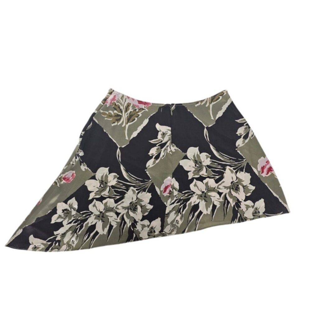 Reformation Anaya Floral Silk Two Peice Skirt Set Size 2 - Picture 5 of 13
